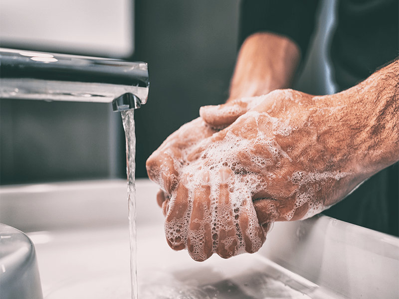 Hand hygiene and safe hands